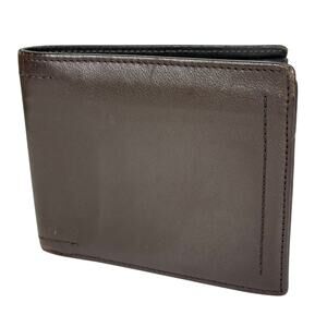 Lanvin Wallet Brown Leather Bi-fold with Coin Pocket
